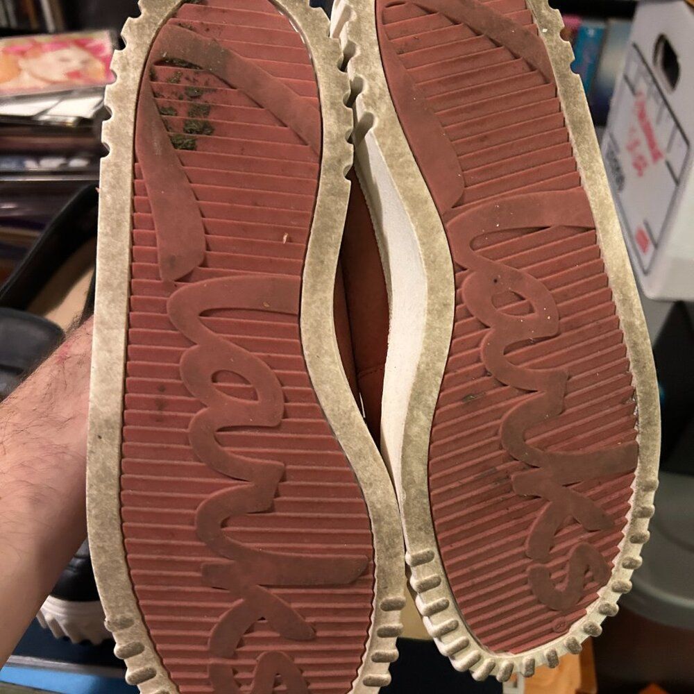 Clarks Mayhill Cove Loafer Platform Loafers Dusty Rose OR Black Leather Size 9.5 - Picture 5 of 12
